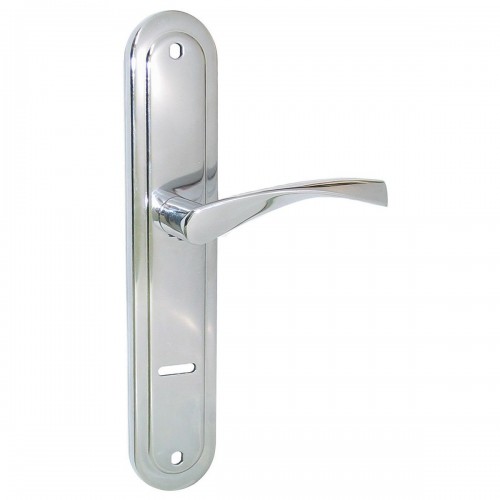 Ручки для металевих дверей 85-112 key (для замка 252RL) CP (полірований хром)