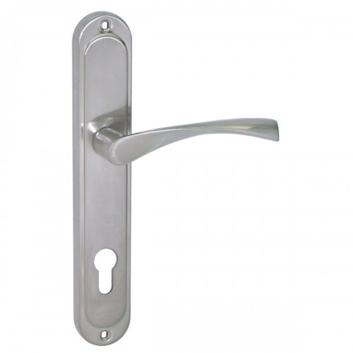 Ручки на планці A-85/40-012 (квадрат 130 мм) BN (шліфований нікель)