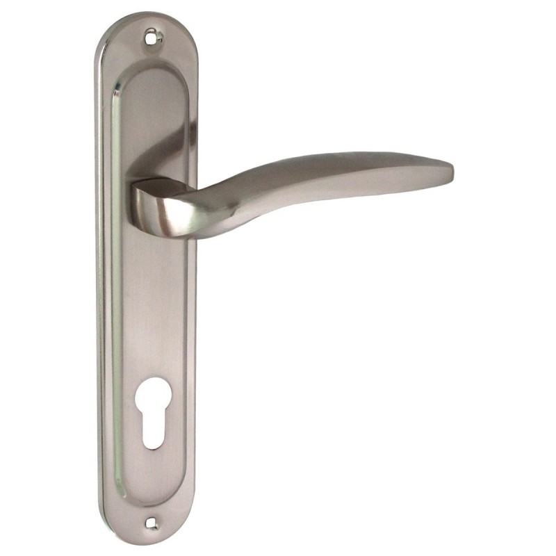 Ручки на планці A-85/40-195 (квадрат 130 мм) BN (шліфований нікель)