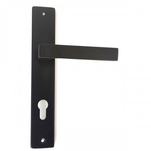 Ручки на планці A-85-048 (квадрат 130 мм) BLACK (чорний)