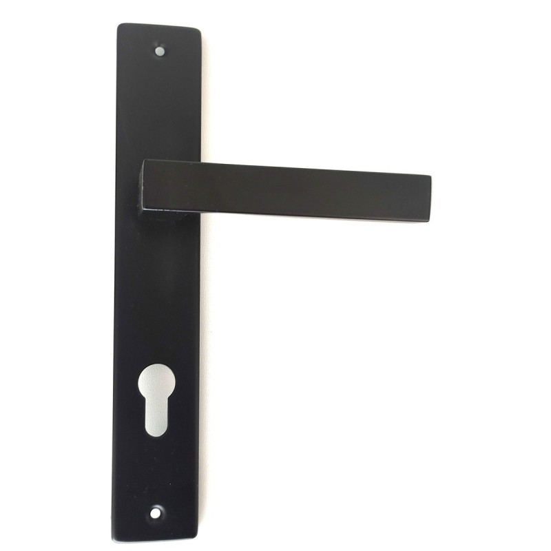 Ручки на планці A-85-048 (квадрат 130 мм) BLACK (чорний)