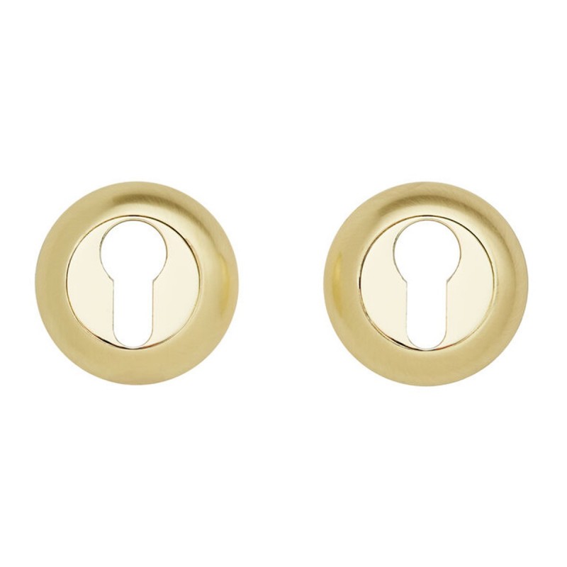 Накладка під циліндр USK A-58 BB/PB (шліфована латунь/полірована латунь)