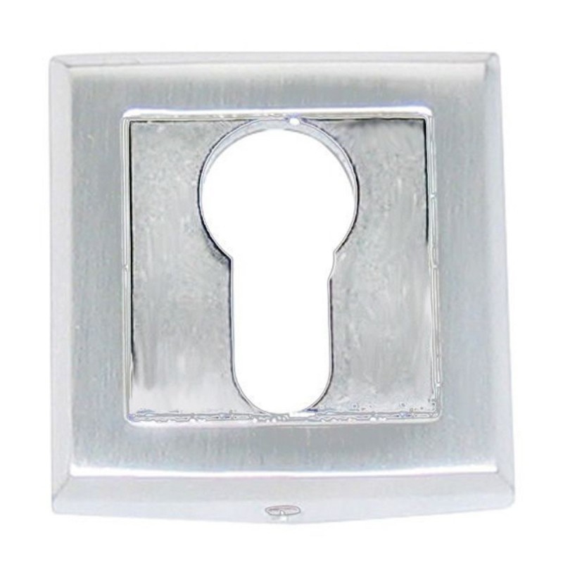 Накладка під циліндр USK Z-60 BN/NP (шліфований нікель/полірований нікель)