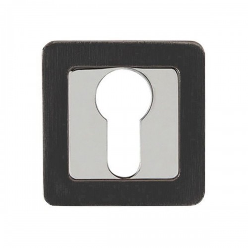 Накладка під циліндр USK Z-70 MBN/NP (графіт/полірований нікель)