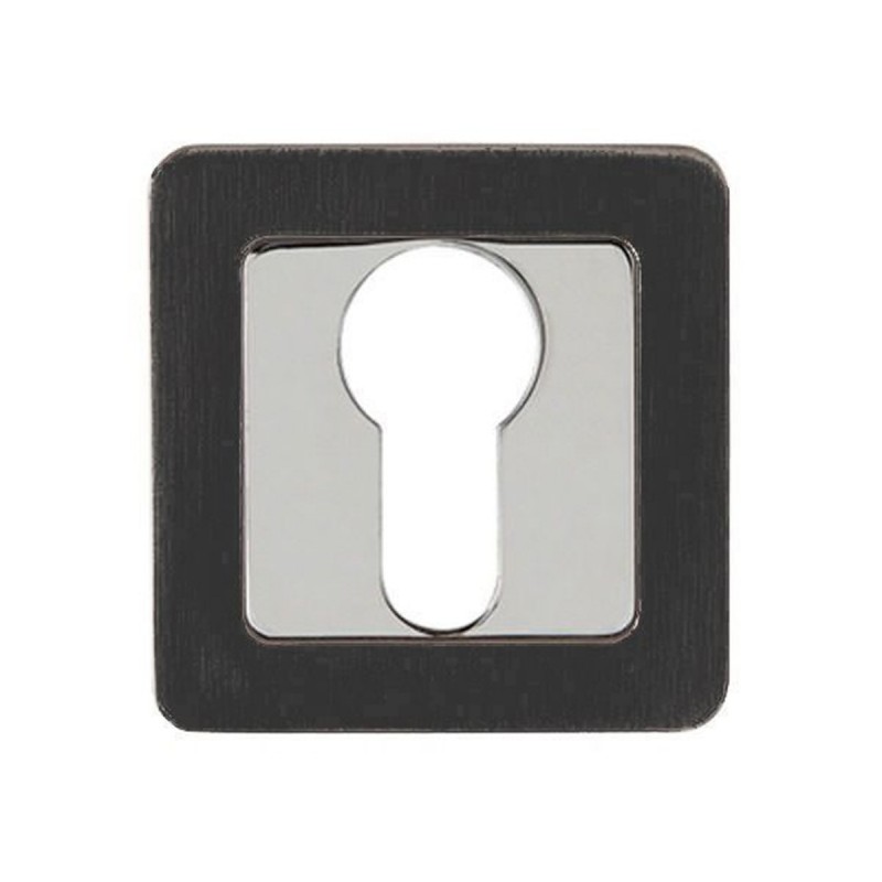 Накладка під циліндр USK Z-70 MBN/NP (графіт/полірований нікель)