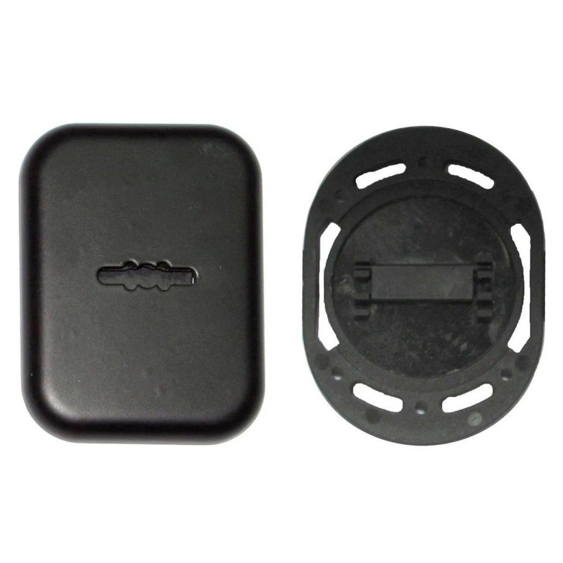 Накладки під сувальдний ключ DE-02 BLACK (чорний)