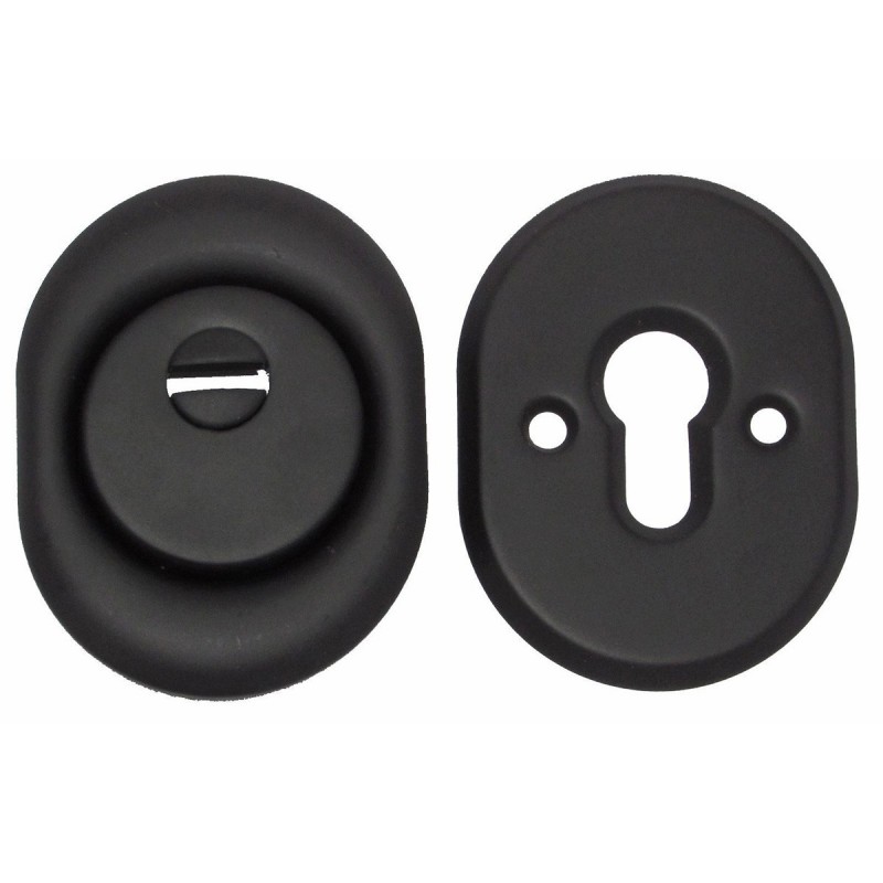 Броненакладка овальна овальна 10 мм BLACK (чорний)