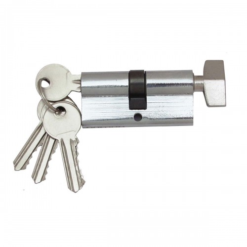 Циліндр замка Fortezi I-80 (40*40) k/thumb англійський ключ CP (полірований хром)