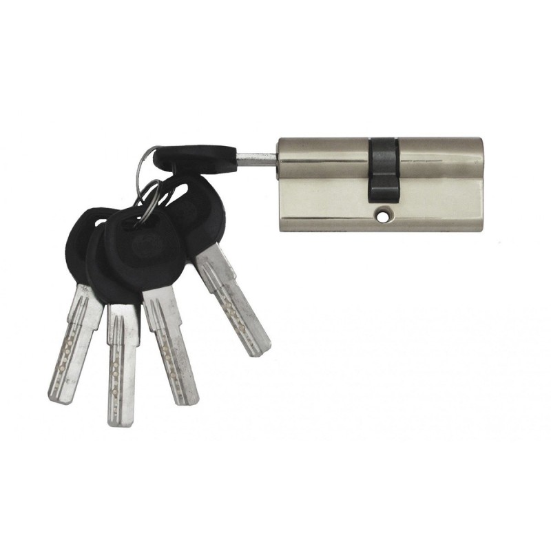 Циліндр замка USK B-70 (35*35) k/k перфорований ключ BN (шліфований нікель)