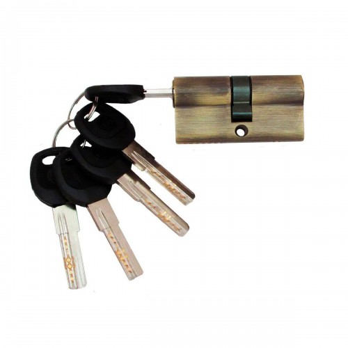 Циліндр замка USK B-70 (40*30) k/k перфорований ключ AB (стара бронза)