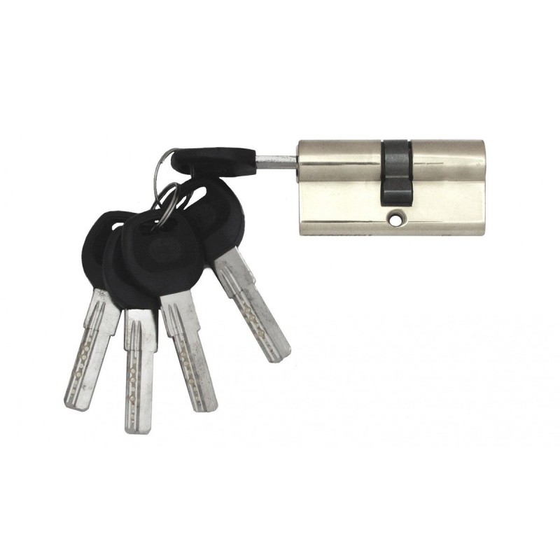 Цилиндр замка USK ZC-60 (30*30) k/k перфорированый ключ NP (полированный никель)
