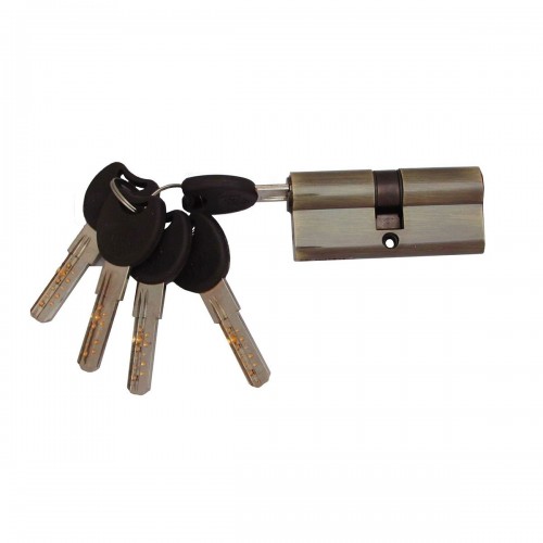 Циліндр замка USK ZC-70 (35*35) k/k перфорований ключ AB (стара бронза)