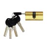 Цилиндр замка USK ZC-70 (35*35) k/k перфорированый ключ PB (полированная латунь)