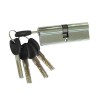 Цилиндр замка USK ZC-95(55*40) k/k перфорированый ключ NP (полированный никель)