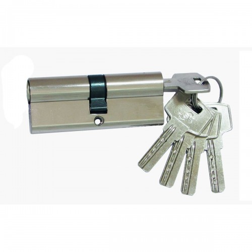 Цилиндр замка USK ZCi-70 (35*35) k/k перфорированый ключ NP (полированный никель)