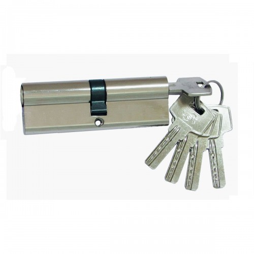 Циліндр замка USK ZCi-90 (40*50) k/k перфорований ключ NP (полірований нікель)