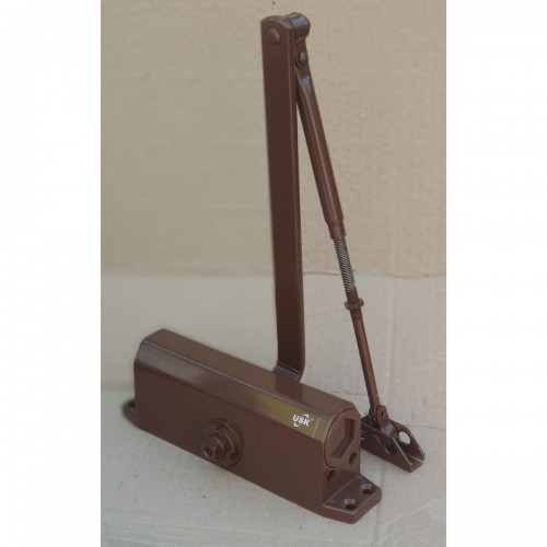 Дотягувач дверний USK 704-100 кг коричневий