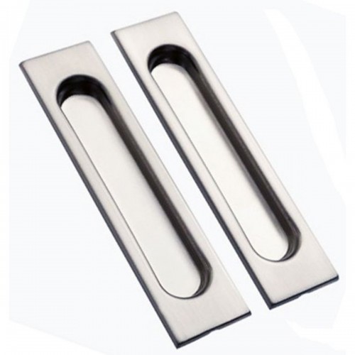 Ручки для розсувних дверей без замка I-077 BN (шліфований нікель)