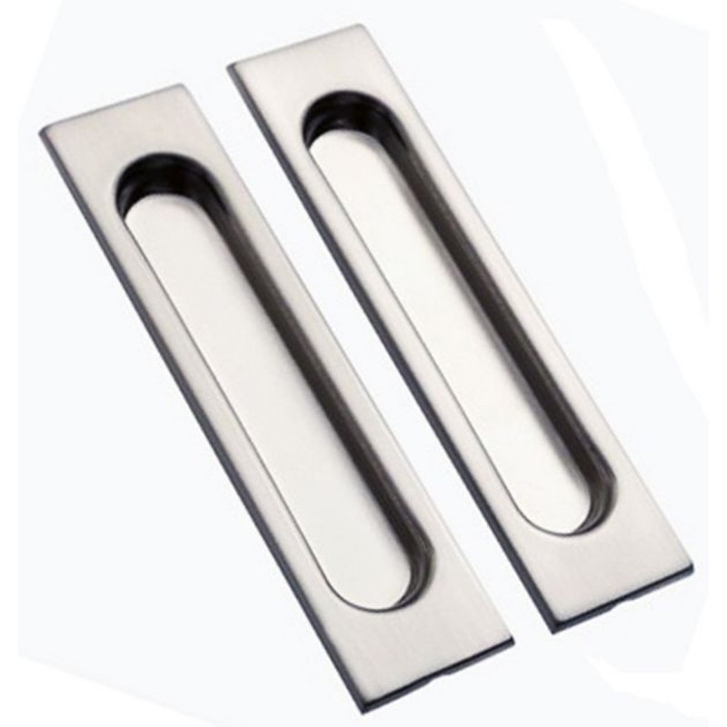 Ручки для розсувних дверей без замка I-077 BN (шліфований нікель)