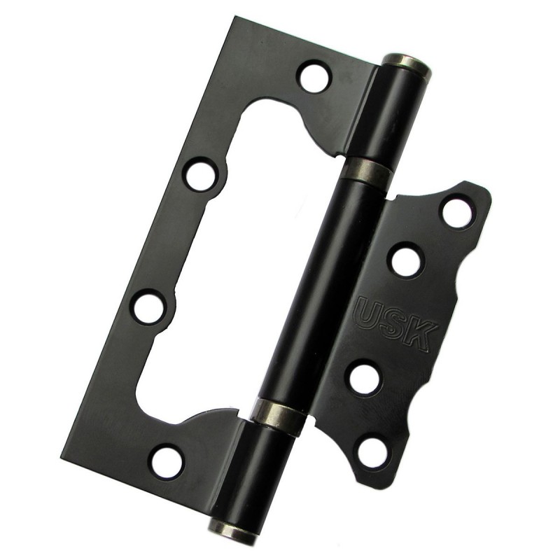 Петлі дверні накладні USK 100*63*2-2BB 33 мм BLACK (чорний)