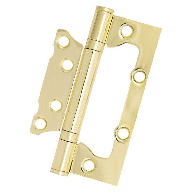 Петлі дверні накладні USK 100*63*2-2BB 33 мм PB (полірована латунь)