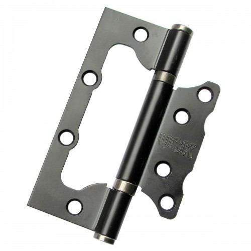 Петлі дверні накладні USK 100*63*2-2BB 33 мм MBN (графіт)
