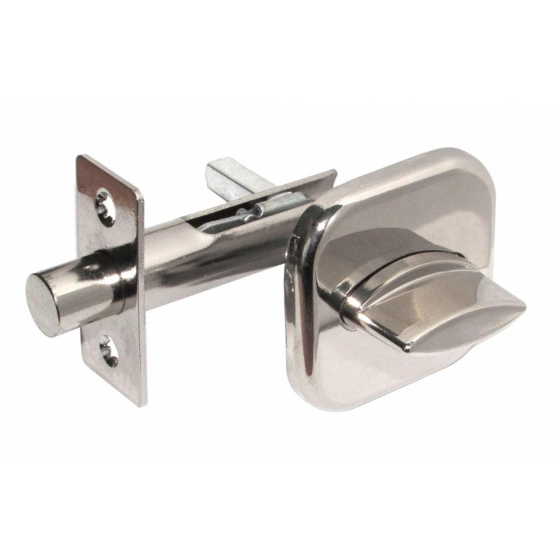 Засувка для металевих дверей DL-02 NP (полірований нікель)