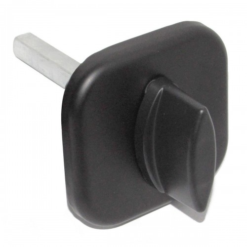 Вороток засувки для металевих дверей DL-02 BLACK (чорний)