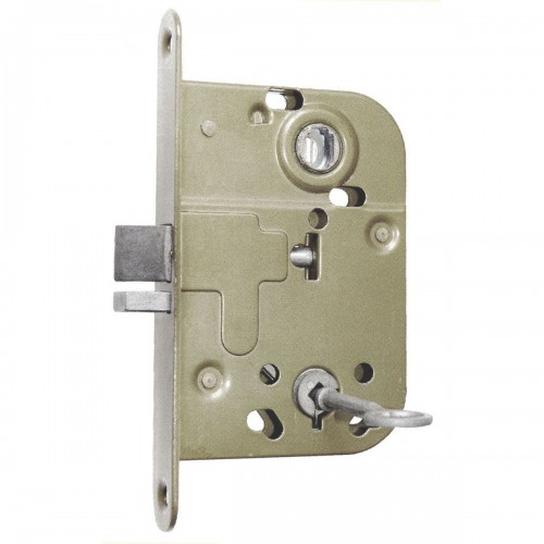 Замок для міжкімнатних дверей USK 2014 (з відповідною планкою) AB (стара бронза)