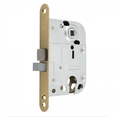 Замок для міжкімнатних дверей USK 2018 (з відповідною планкою) PB (полірована латунь)