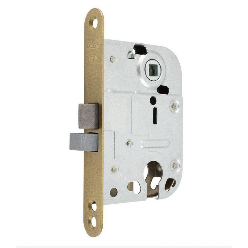 Замок для межкомнатных дверей USK 2018 (с ответной планкой) PB (полированная латунь)