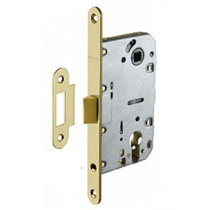 Замок для міжкімнатних дверей Ledor L90 85*50 (аналог 410C) GP (поліроване золото)