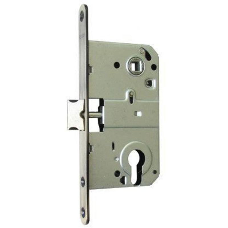 Замок для міжкімнатних дверей USK 410C 85*50 металева засувка AB (стара бронза)