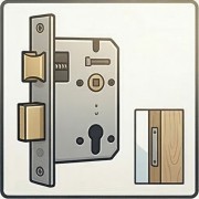 Замки дверні