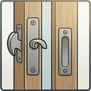 Замки для розсувних дверей